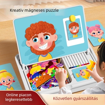 Interesting DIY Mágneses 3D Puzzle Blokkok Gyerekeknek 4–6 évesek