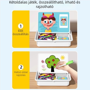 Interesting DIY Mágneses 3D Puzzle Blokkok Gyerekeknek 4–6 évesek