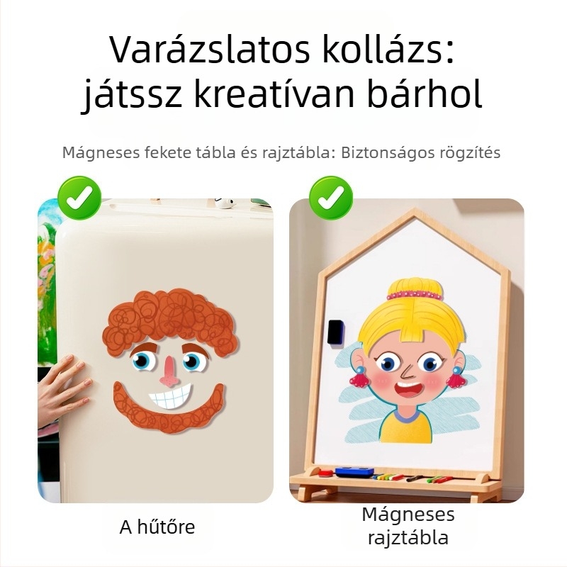 Interesting DIY Mágneses 3D Puzzle Blokkok Gyerekeknek 4–6 évesek