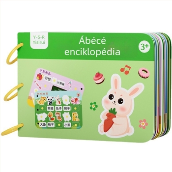 Oktató csendes könyv 4–6 éveseknek – kognitív fejlesztés, kéz-szem koordináció, tépéses és ragasztós feladatok