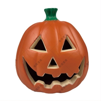 Fúvott műanyag koponyás tök lámpa Halloween és karácsony dekorációhoz