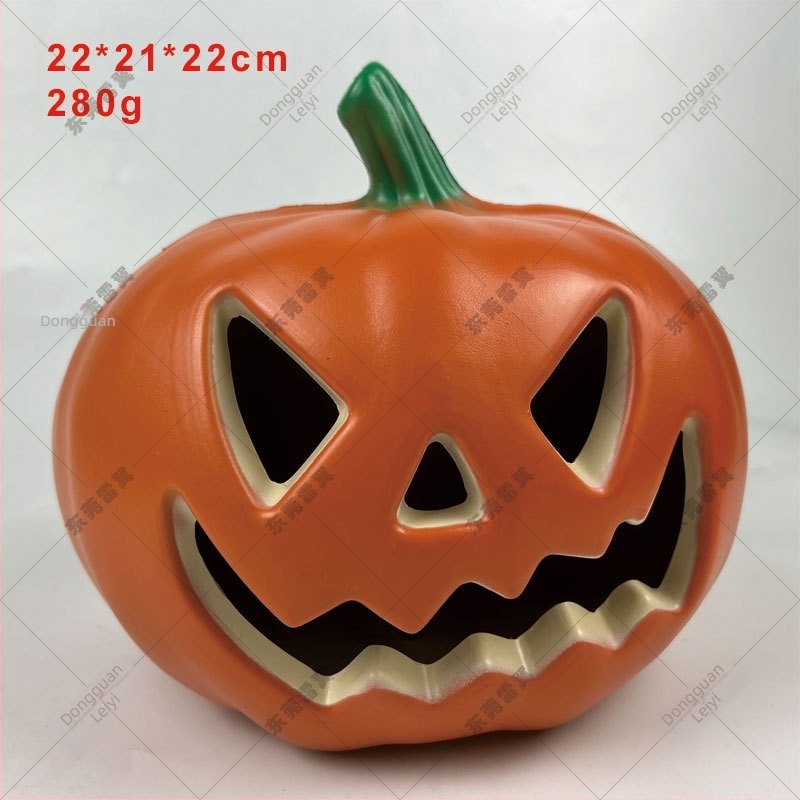 Fúvott műanyag koponyás tök lámpa Halloween és karácsony dekorációhoz