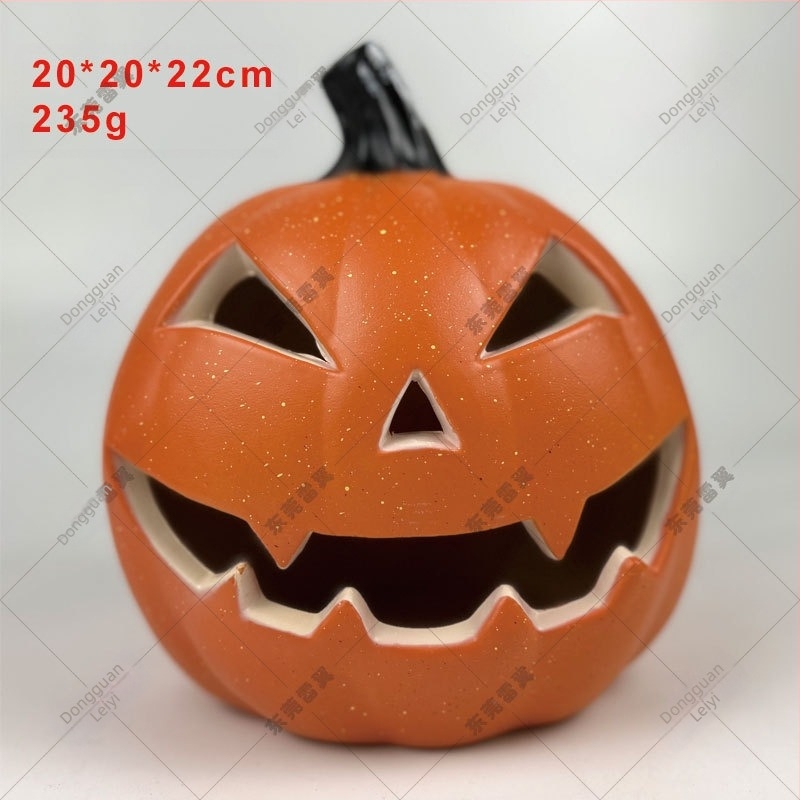 Fúvott műanyag koponyás tök lámpa Halloween és karácsony dekorációhoz