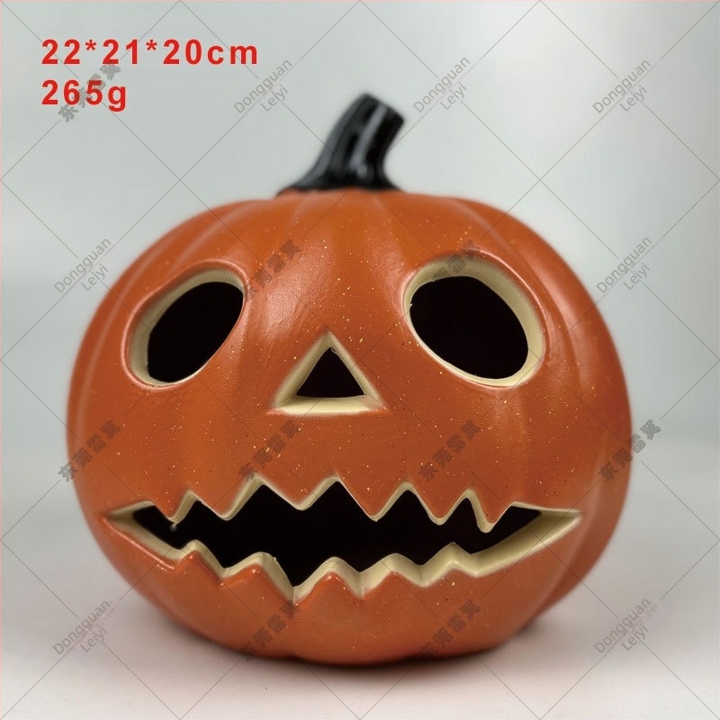 Fúvott műanyag koponyás tök lámpa Halloween és karácsony dekorációhoz