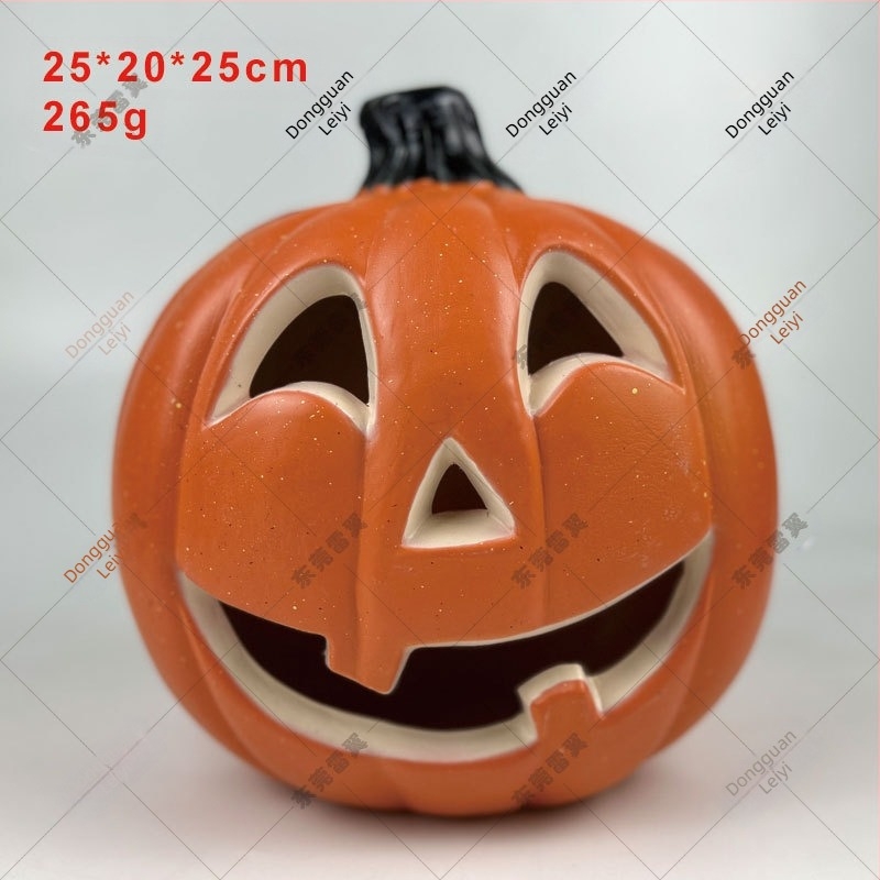 Fúvott műanyag koponyás tök lámpa Halloween és karácsony dekorációhoz