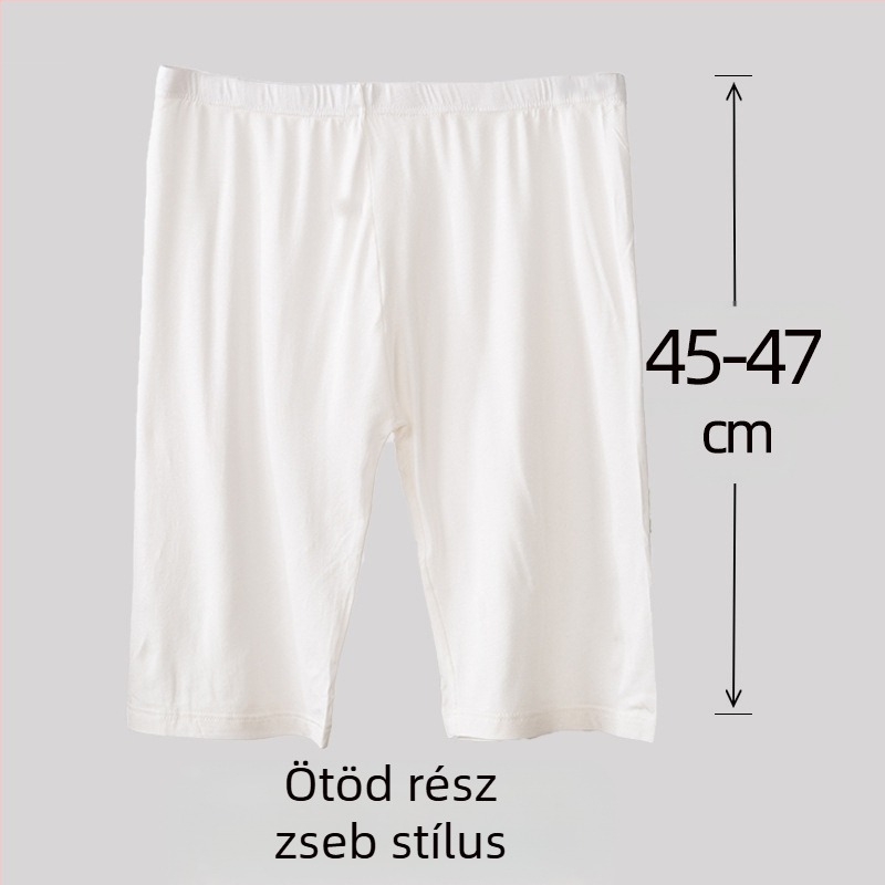 Női viszkóz csipkés biztonsági rövidnadrág középmagas derekú, pamut belső, gyors szárítás