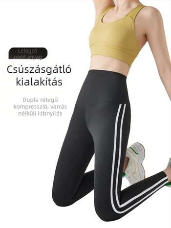 Női Barbie Shark nadrág, rugalmas, szűk, 3/4 hossz, csípőemelő hatás, nylon sport yoga nadrág