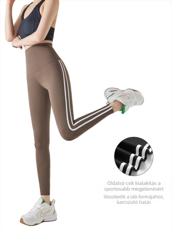 Női Barbie Shark nadrág, rugalmas, szűk, 3/4 hossz, csípőemelő hatás, nylon sport yoga nadrág