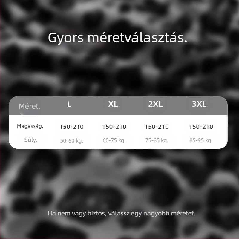 Férfi Leopardmintás gyorsan száradó alvó rövidnadrág, poliészter kötött anyag, 80–90% poliészter, középmagas derék