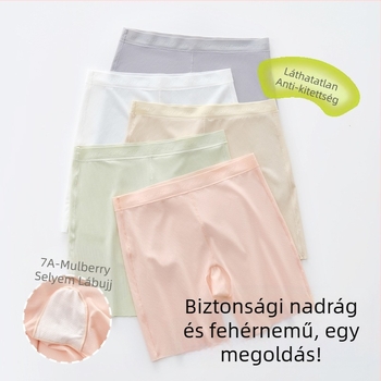 Lányok Class A biztonsági alul-alsó rövidnadrág, Ice Silk anyag, Nylon 72%, 8 év feletti gyermekeknek (140 cm felett), Nyár 2025
