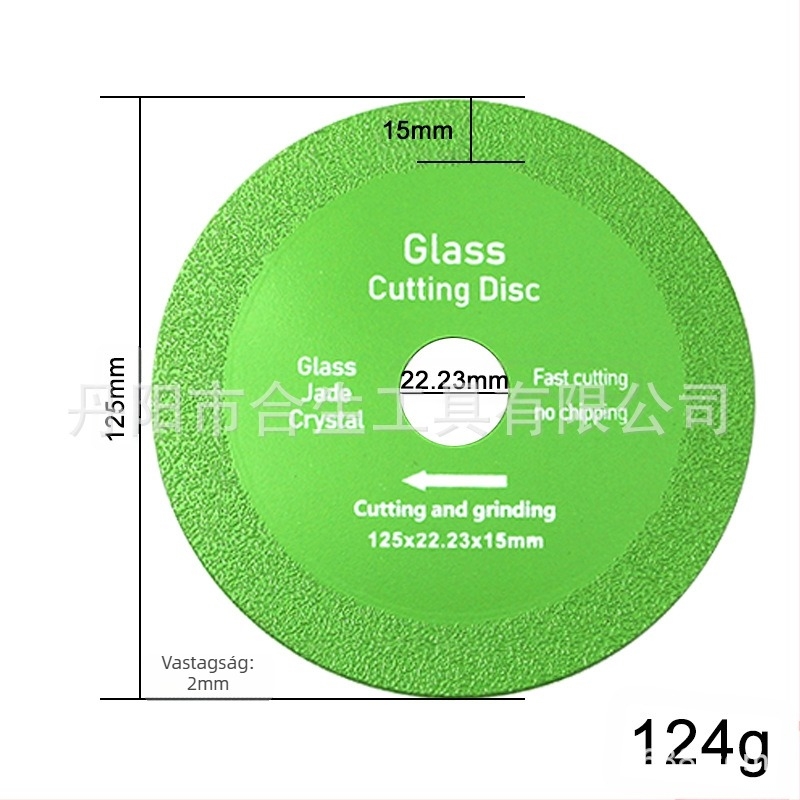 Gyémánt ultra vékony penge kerámia, jade, üveg és csempe vágására és csiszolására