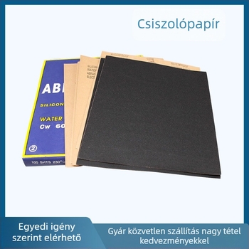 Kerámiához készült csiszolópapír, nedves és száraz csiszoláshoz, ultrafin szemcse 320–2000