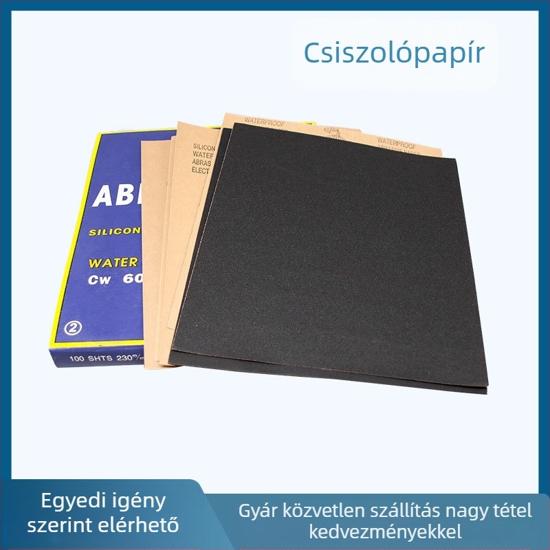 Kerámiához készült csiszolópapír, nedves és száraz csiszoláshoz, ultrafin szemcse 320–2000