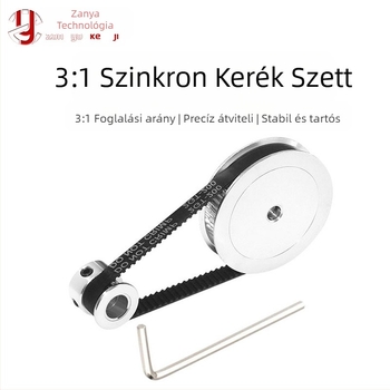 1:3 szinkron görgő készlet GT2, 20T és 60T