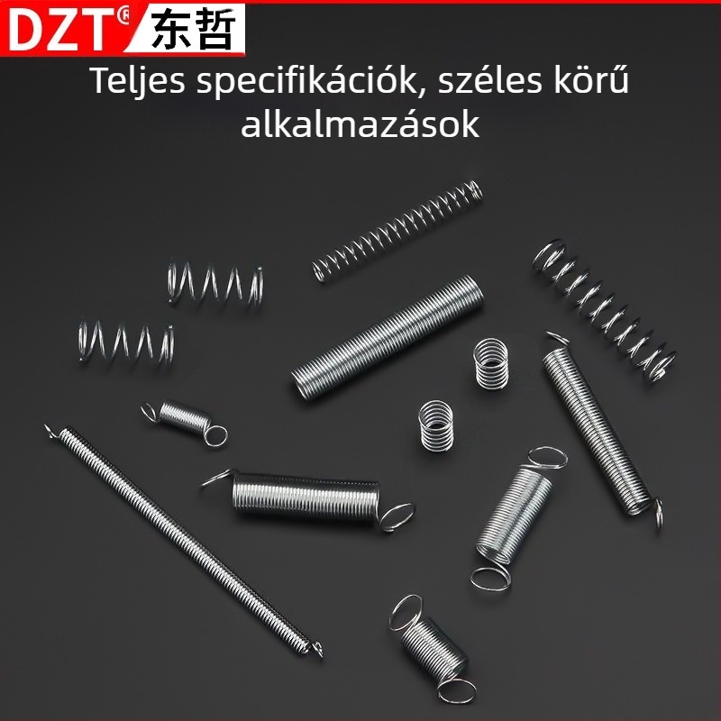 Cilindrikus kompressziós rugók készlet, 200 db, kerékpárok, zárak, autók, elektronika és hardver számára