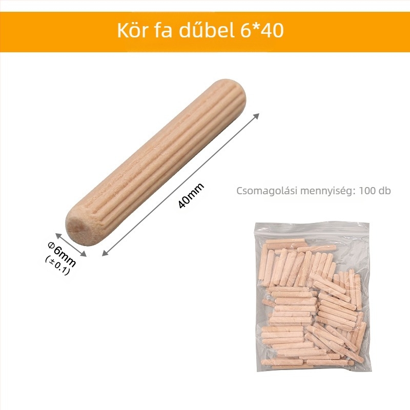 New Wu Tools Lotus fa mortise rúd, 6–10 közötti használatra, metrikus hüvely, 6-8-10