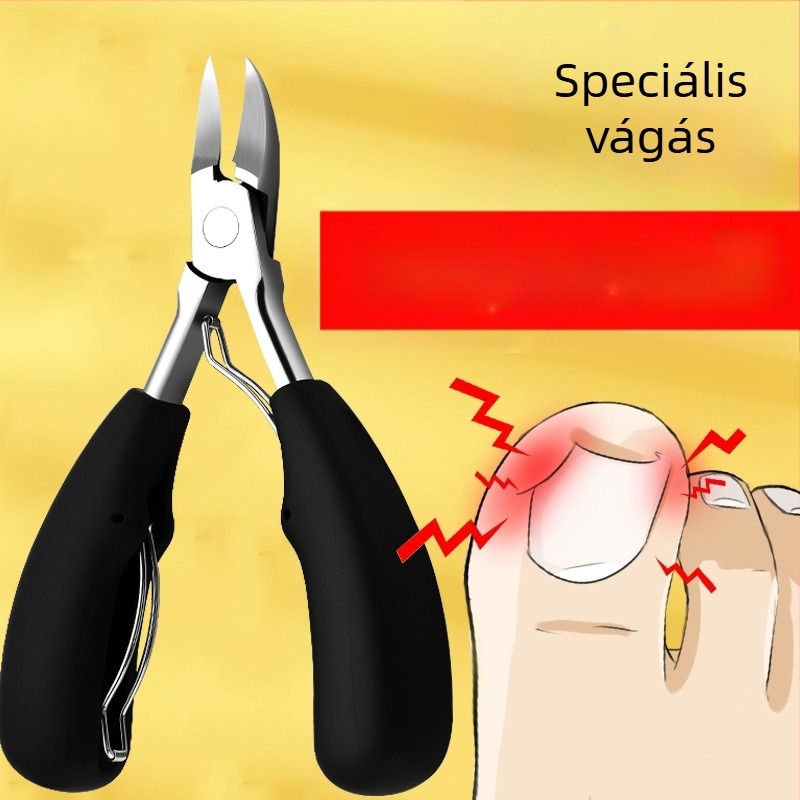 Rozsdamentes acél körömcsipesz, hordozható pedikűr csipesz és többfunkciós csipesz