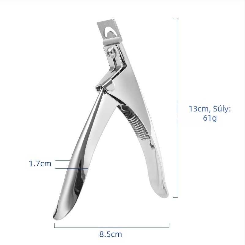 Körömvágó olló szénacélból készült, hordozható OEM kialakítás, nettó tömeg 61 g, 500 darabos csomagolás