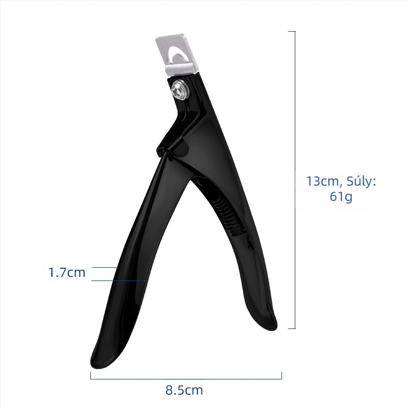 Körömvágó olló szénacélból készült, hordozható OEM kialakítás, nettó tömeg 61 g, 500 darabos csomagolás