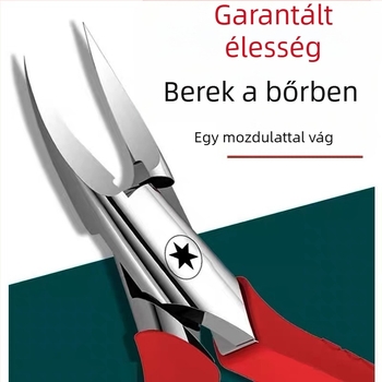 Körömvágó műanyag fogantyúval és rozsdamentes acélból, háztartási használat, Guangdong eredet, hazai márka, nem importált