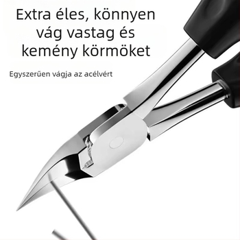 Körömvágó műanyag fogantyúval és rozsdamentes acélból, háztartási használat, Guangdong eredet, hazai márka, nem importált