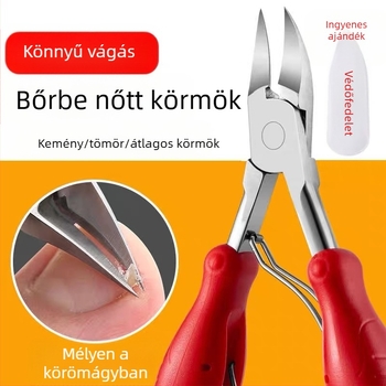 Körömvágó műanyag fogantyúval és rozsdamentes acélból, háztartási használat, Guangdong eredet, hazai márka, nem importált