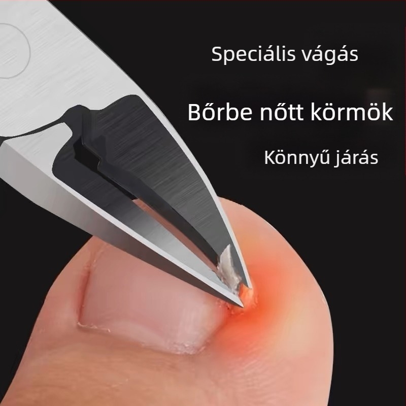 Körömvágó műanyag fogantyúval és rozsdamentes acélból, háztartási használat, Guangdong eredet, hazai márka, nem importált