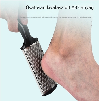 Baifei pedikűr reszelő rozsdamentes acélból és műanyagból a halott bőr eltávolítására, ovális formájú láb-kő, súly 95 g, csomagolás 300 db, magáncímke elérhető