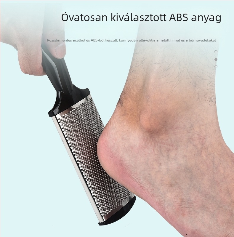 Baifei pedikűr reszelő rozsdamentes acélból és műanyagból a halott bőr eltávolítására, ovális formájú láb-kő, súly 95 g, csomagolás 300 db, magáncímke elérhető