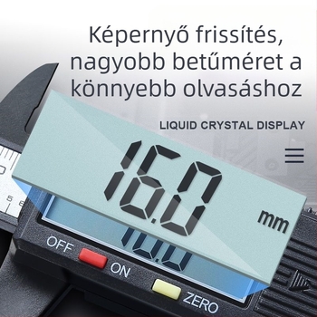 Vernier tolómérő otthoni használatra, kompakt Jade karkötő mérőeszköz, műanyag test