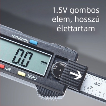 Vernier tolómérő otthoni használatra, kompakt Jade karkötő mérőeszköz, műanyag test