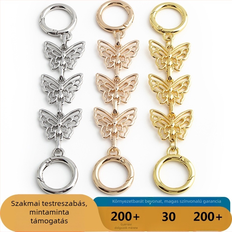 Válltáska pánt hosszított lánccal, testreszabható, alkalmas táskákhoz és hardveres kiegészítőkhöz, privát márka