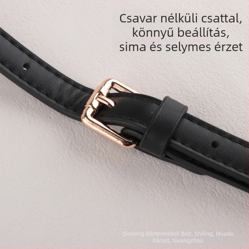 PU bőr táska pánt, állítható kereszt- és vállpánt, csere darab, egyszínű dizájn