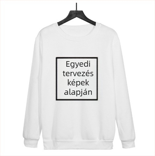 Pulóver koponya- rózsa betűk nyomtatású; Harajuku stílus, kerek nyak, hosszú ujjú, poliészter 95%+