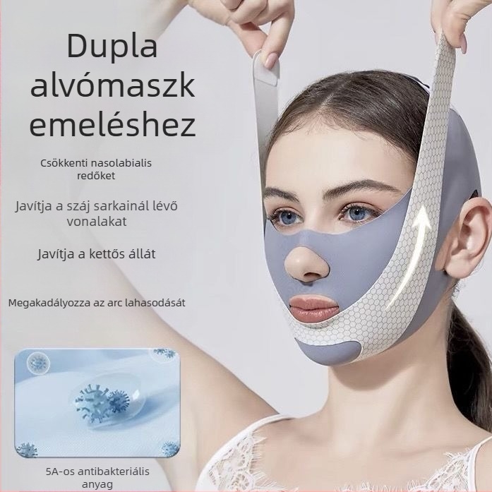 Grafénes alvómaszk távoli infravörös hatással a teljes arc liftinghez, nem elektromos, egy darabból készült, varrat nélküli burkolat