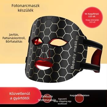 Fotonfényes szépségmaszk a bőr regenerálására és ragyogására, 3 fokozat, 2023-as megjelenés