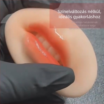 Ajak edzés modul félpermanens tetováláshoz, szilikon 5D bőrmodell, nettó 14 g, származás Guangzhou, import: Nem