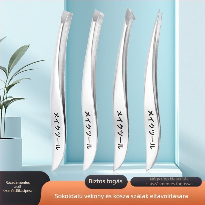 Fengcheng rozsdamentes acél szemöldökclip sminkkészlet