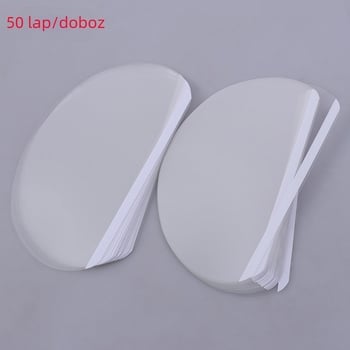 Egyszer használatos áttetsző műanyag porvédő pajzs fodrászathoz