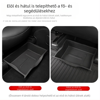 Tesla Model Y alatti tároló doboz, vízálló műanyag belső szervező