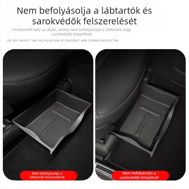 Tesla Model Y alatti tároló doboz, vízálló műanyag belső szervező