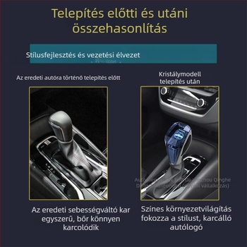 JINQING 167 univerzális világító kristály váltókar gomb