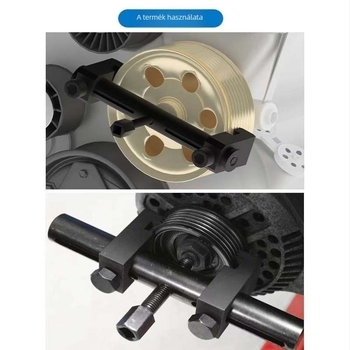 Crankshaft pulley puller és eltávolító eszköz ventilátorlapátok, motor és kormánykerék számára