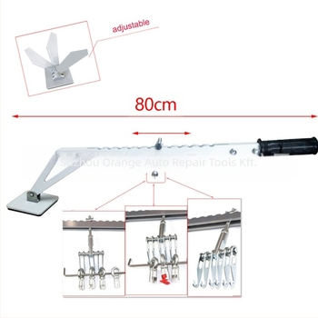 Autó dent húzóeszköz híd-szerkezetű kerettel, egypontú húzókar, alumínium, festés nélküli javítás