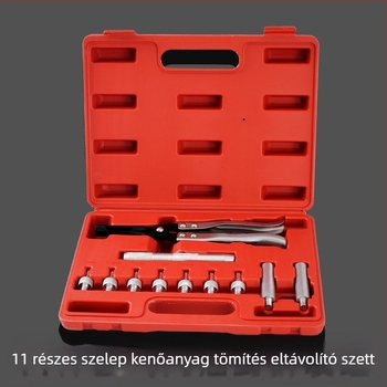11 darabos szeleptömítés szétszerelő készlet, alumíniumötvözetből, súly 1,6 kg