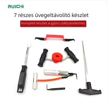 Hetes darabos készlet autóüveg szétszereléséhez és összeszereléséhez, 45# acélból