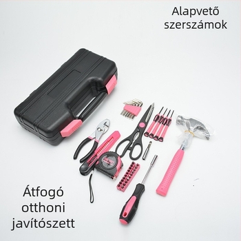 36 részes szerszámkészlet, szénacél kézi szerszámok háztartási javításokhoz