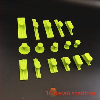 Autó dent javító eszközök készlet vákuumkupa tömítés, ragasztó rúd és ragasztó tartó - 16 darab