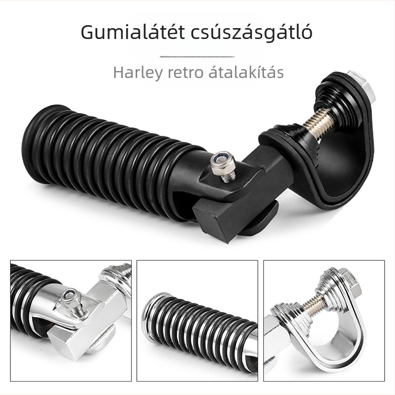 Motorkerékpár pedál – CNC, összecsukható védőrúddal, Harley sorozat kompatibilis, JT-962, JH márka