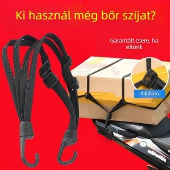 60-90 cm motorkerékpár rögzítőheveder, poggyászheveder, rugalmas kötél, sisakpánt